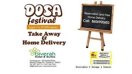 dosa festival at biverah hotel and suites