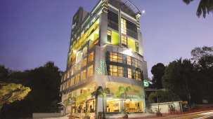 Facade Night view of Biverah Hotel Suites Trivandrum, Hotels in Trivandrum